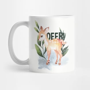 cute deer art Mug